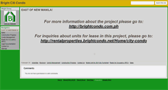 Desktop Screenshot of citicondo.brightcondo.net